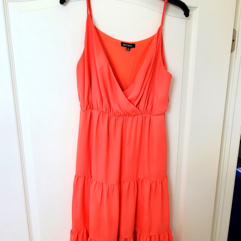 Racheal-dress size medium, salmon color